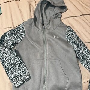 Under Armour Kids Hoodie with Patterned Sleeves